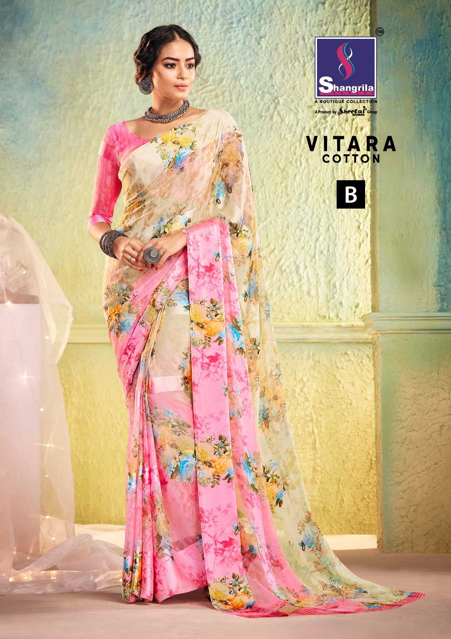 Shangrila Vitara Cotton Wedding Wear Cotton Sarees Shangrila Vitara Cotton Wedding Wear Cotton Sarees